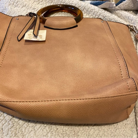 NWT Altard State blush purse double handles and adjustable strap - Picture 8 of 12